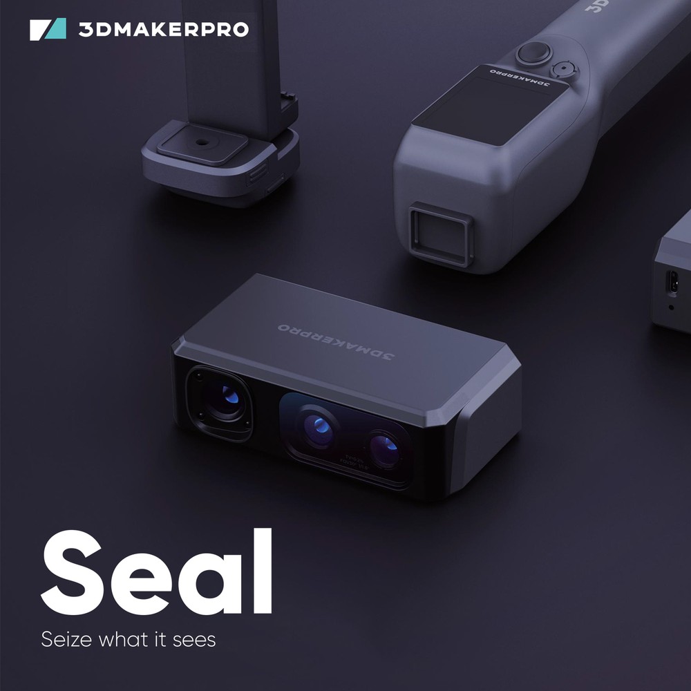 3DMakerpro Seal Handheld 3D Scanner 0.01mm Accuracy 10FPS for 3D Printer D4J9