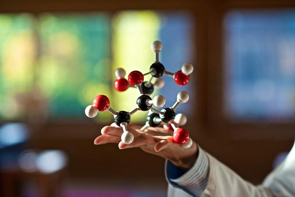 Comprehensive 3D Chemistry Model Kit - 444 Pieces for Classroom & Home Study