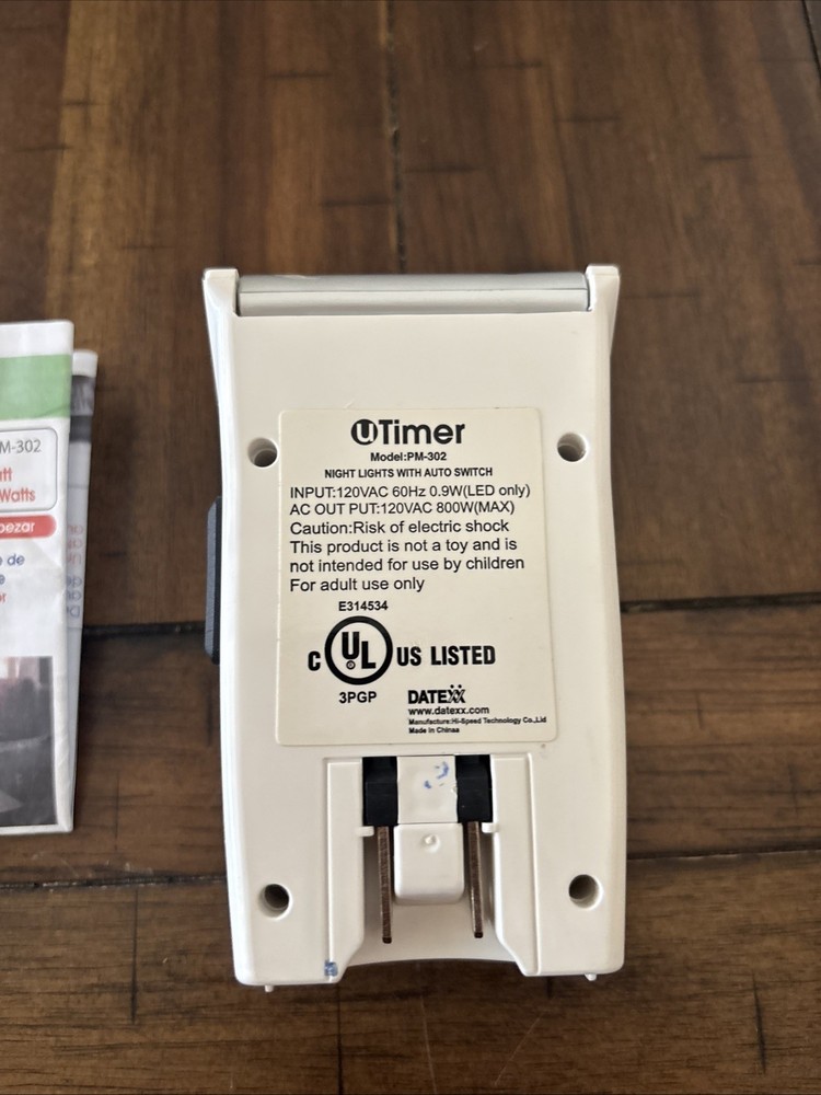 Datexx uTimer Intelligent Timer Light Auto Timer PM-302