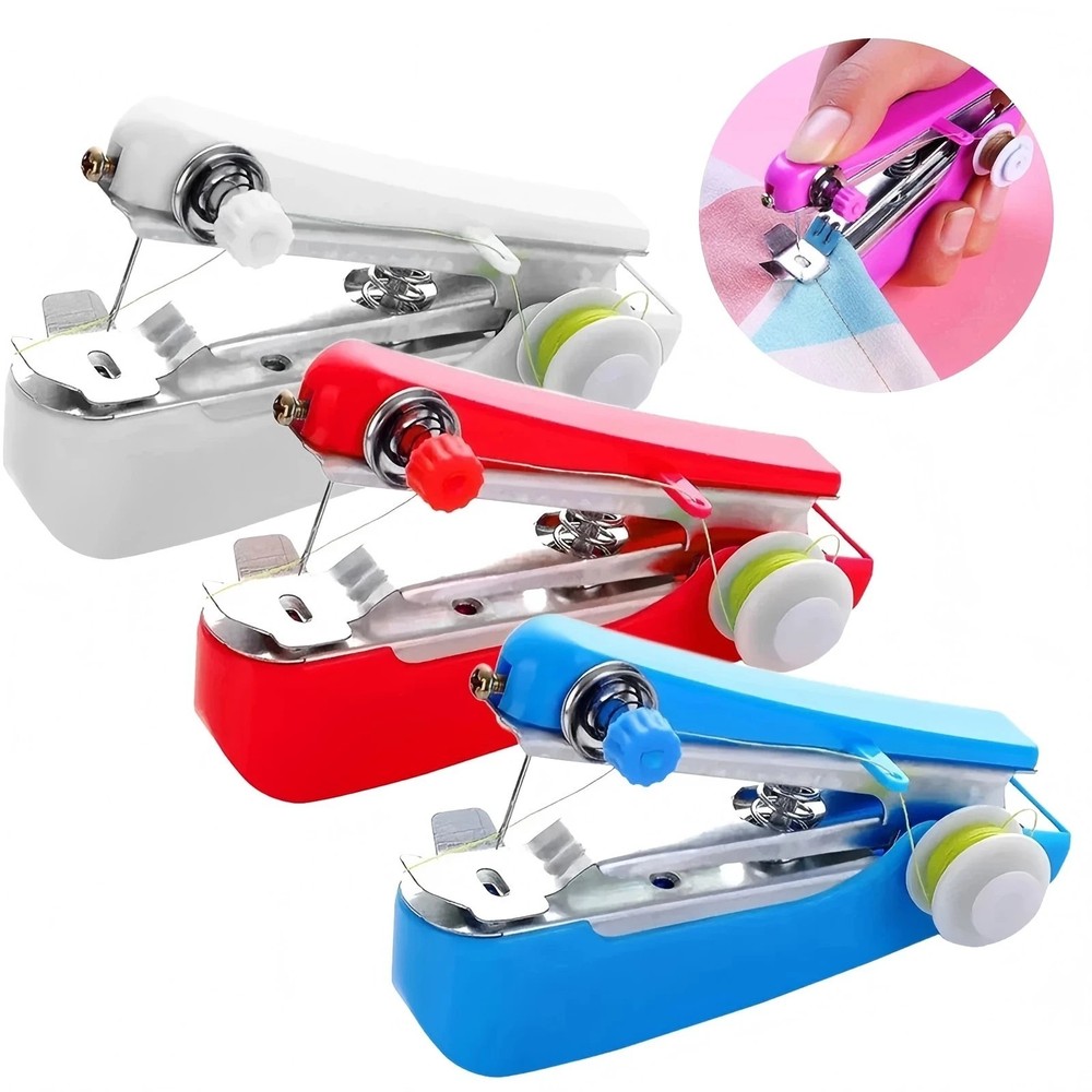 Manual Sewing Machine Portable Mini Multi-Functional Handheld Tailor Sewing Tool