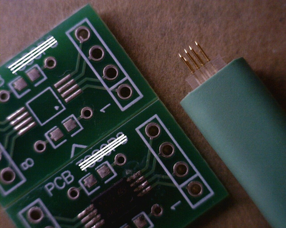 MSOP8 spring loaded pogo adapter for Smelecom DSP3 USAProg