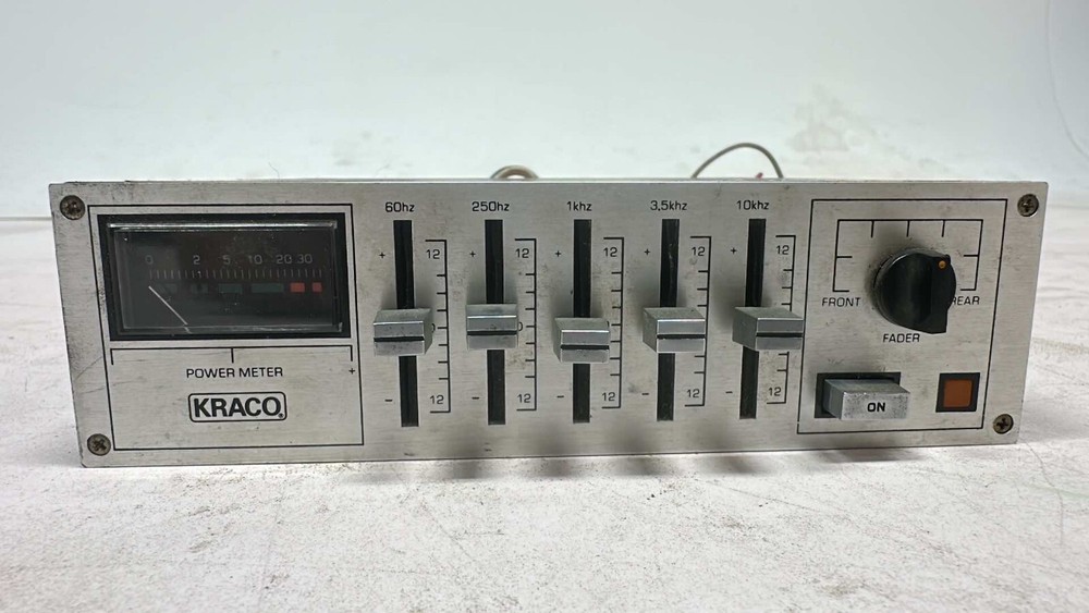 Vintage Kraco Graphic Equalizer Model KE-6A