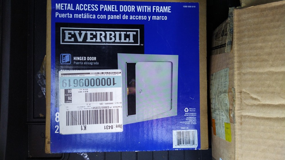 Everbuilt Metal Access Panel Door With Frame, 8" x 8"