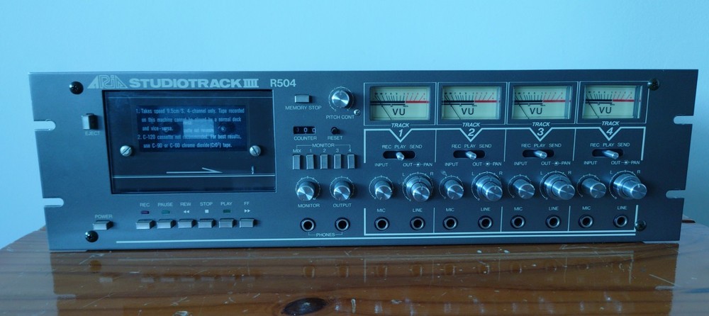 Aria Studiotrack III - 4 Track Cassette Recorder