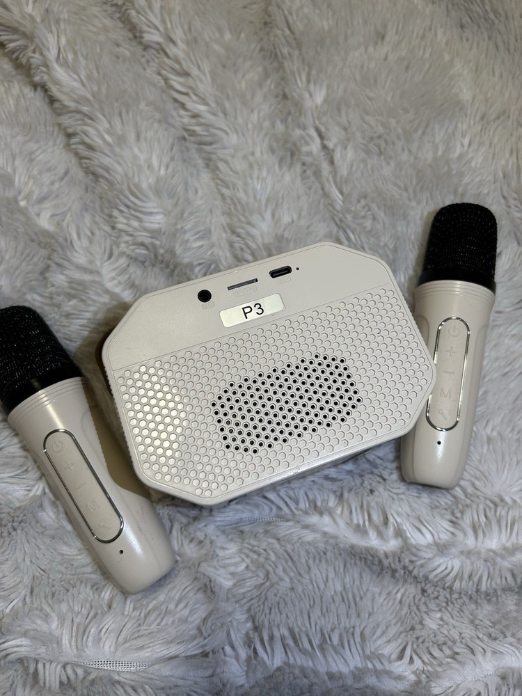 Wireless Karaoke Microphone Set with Speaker