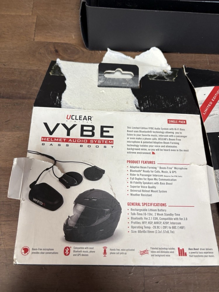 UClear Motion Helmet Communication Audio System - Single Kit