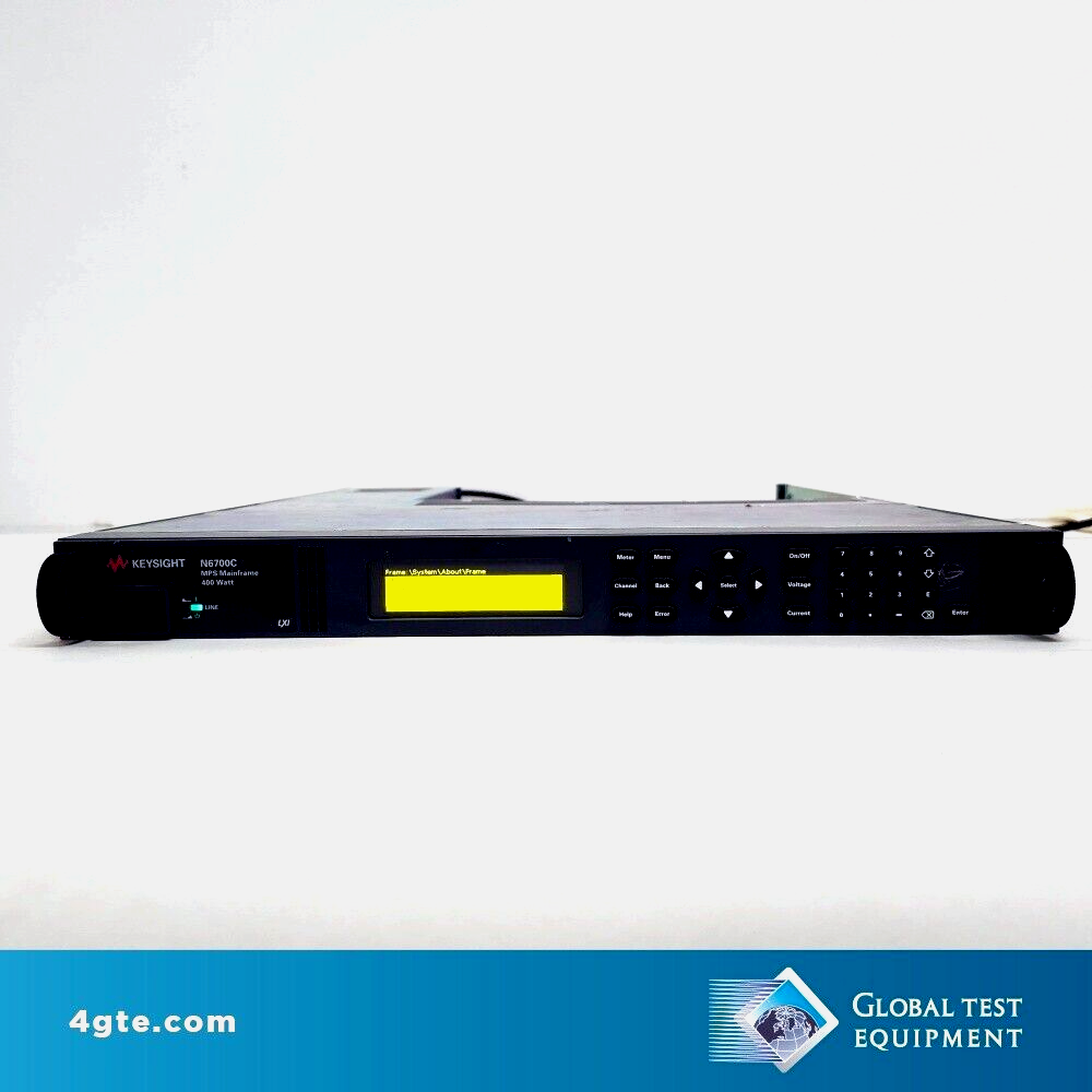 Keysight N6700C Low-Profile Modular Power System Mainframe, 400W, 4 Slots