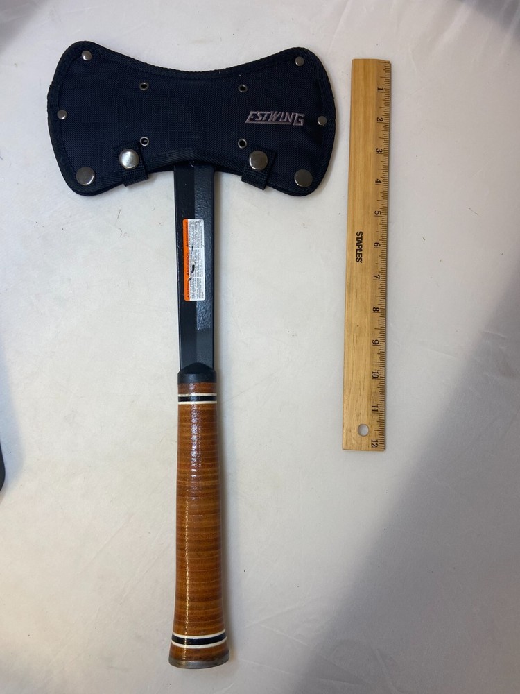 Estwing EDBA Black Eagle Leather Grip Double Bit Axe