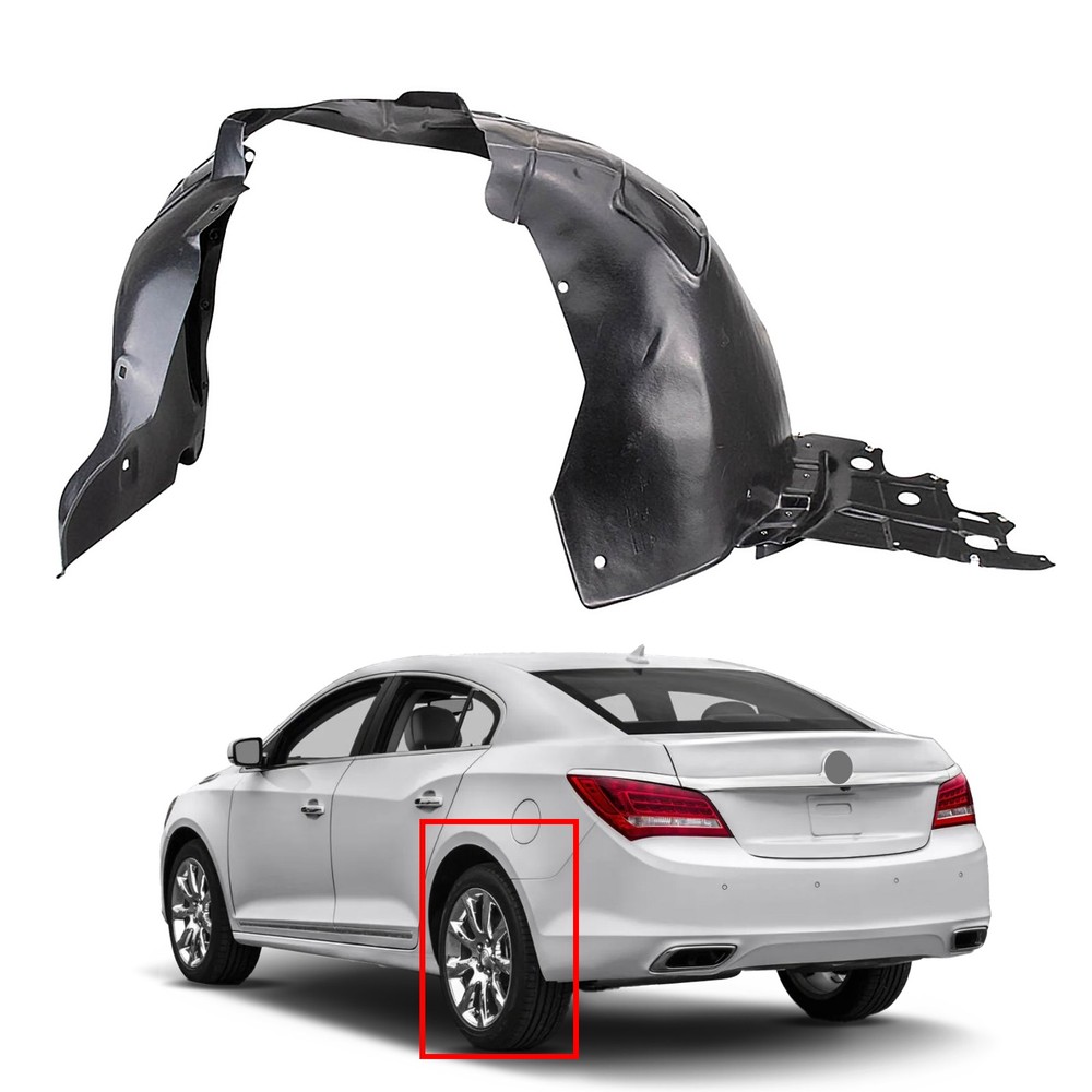 Rear Fender Inner Panel For 2010-2016 BUICK LACROSSE Left Driver Side