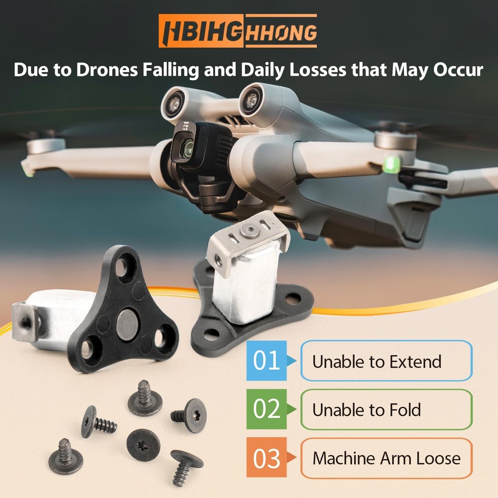 2Pcs Front Arm Axis Replacement for DJI Mini 3/Mini 3 Pro Shaft...