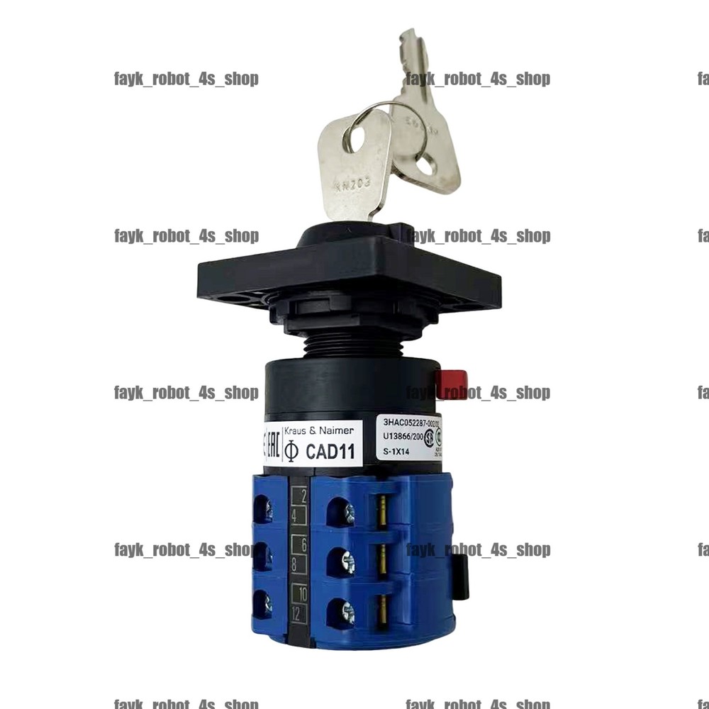 3HAC15340-1 0N6KB keys&3-position selector mode switch For ABB robot controller