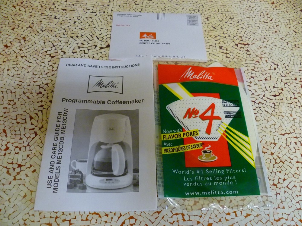 Vintage Melitta 12-Cup Digital Programmable Coffee Maker - ME12CDW