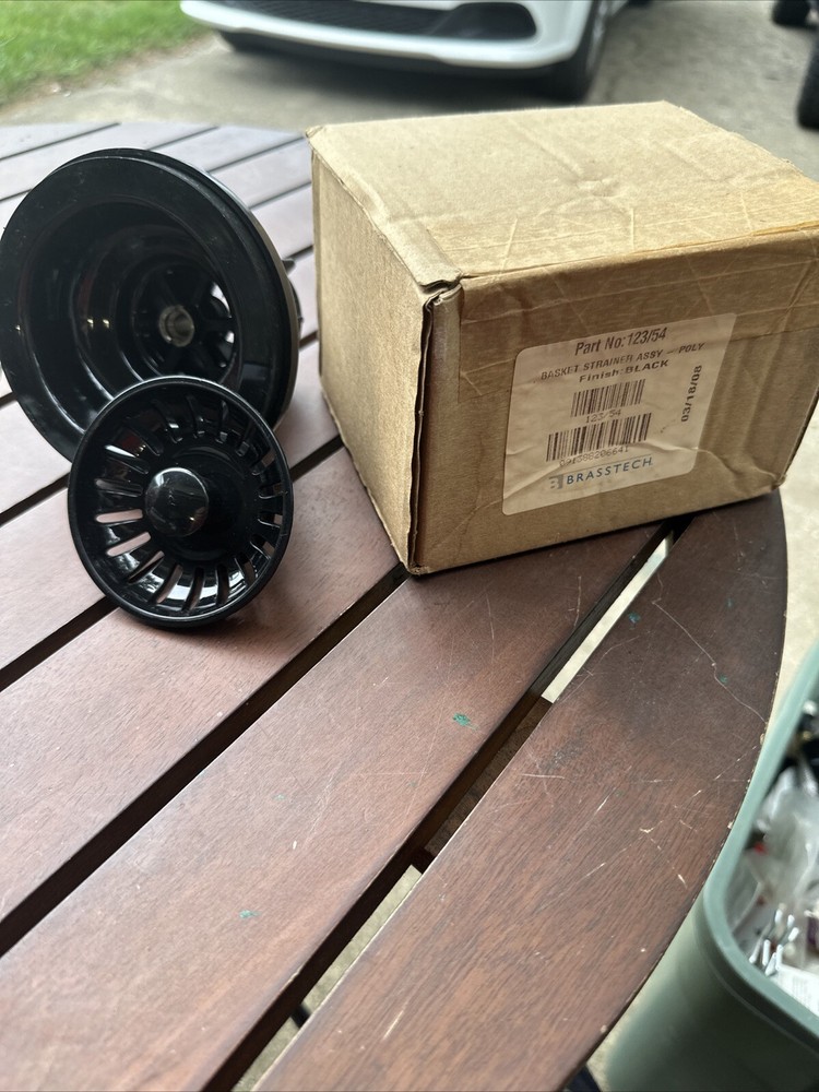 Brasstech 123/54 Garbage Disposal Stopper, Black