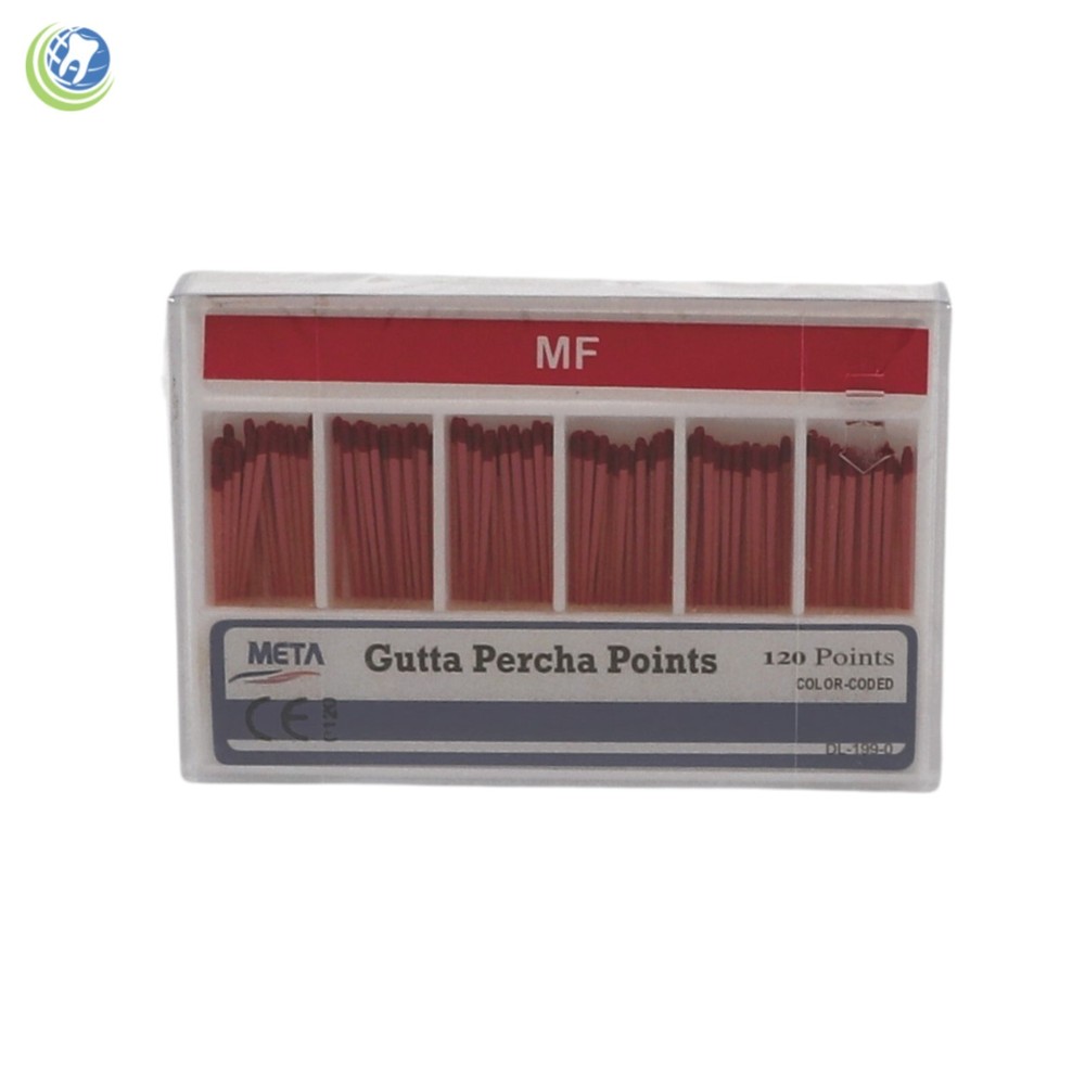 Gutta Percha Points Medium Fine (MF) 120/Box Vial Endodontic Obturation
