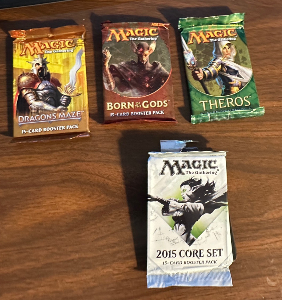 Magic the Gathering Deck Builders Toolkit 2015 Core Set 1 pack open, rest SEALED
