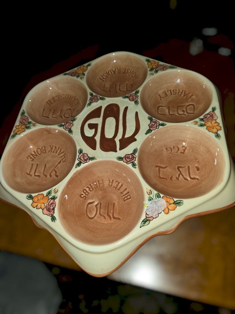 Jewish Passover Seder Plate