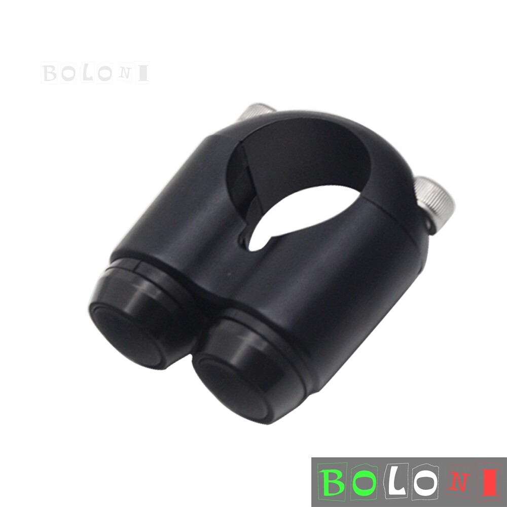 Black 2 Button Motorcycle Hand Control Momentary Switch For 7/8" Bars M-switch
