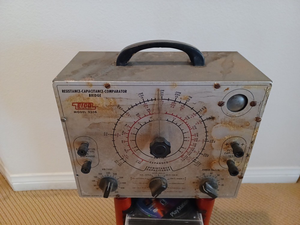 VINTAGE EICO Resistance Capacitance Comparator Bridge Model 950B