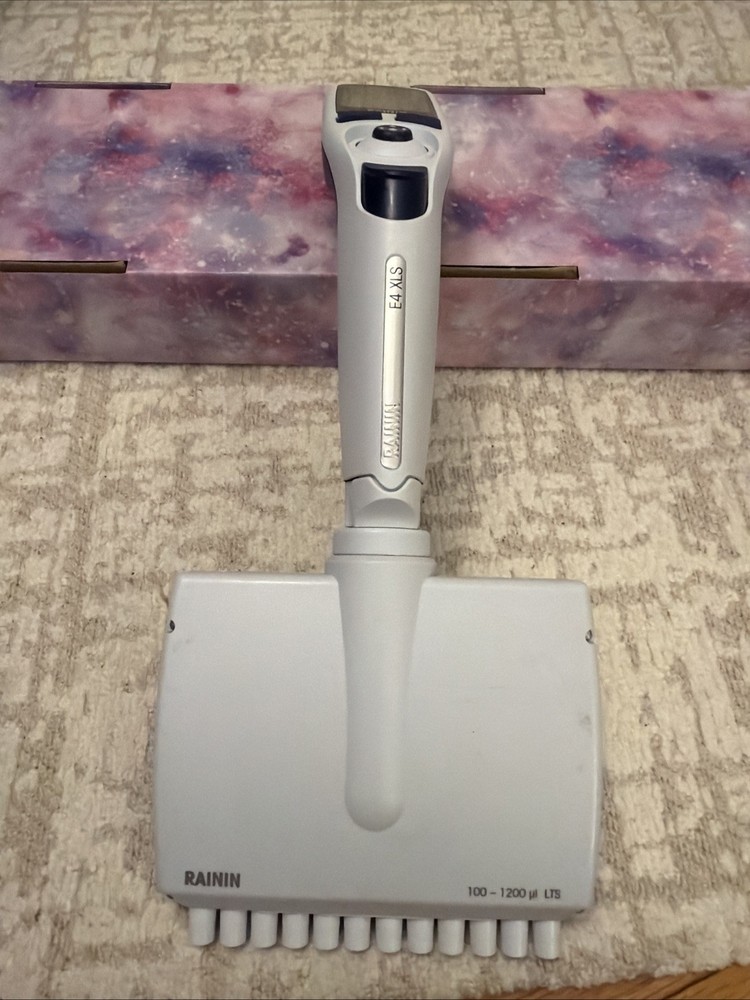 Rainin E4 XLS 100-1200 uL 12 Channel Multichannel Electronic Automatic Pipette