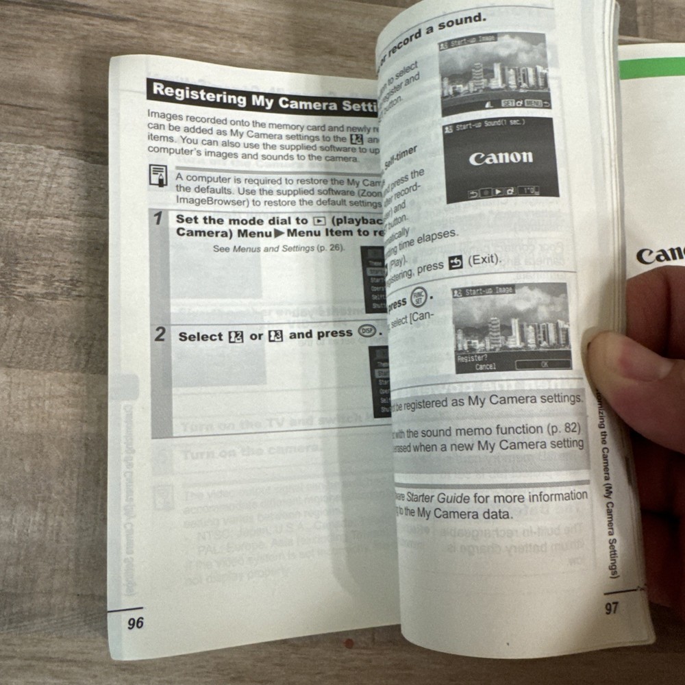 Canon Powershot SD700 IS Basic User Guide/ Advanced User Guide 2006 Vintage