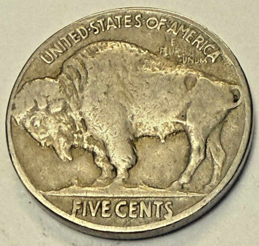 1935 Buffalo Nickel 5 Cent Coin