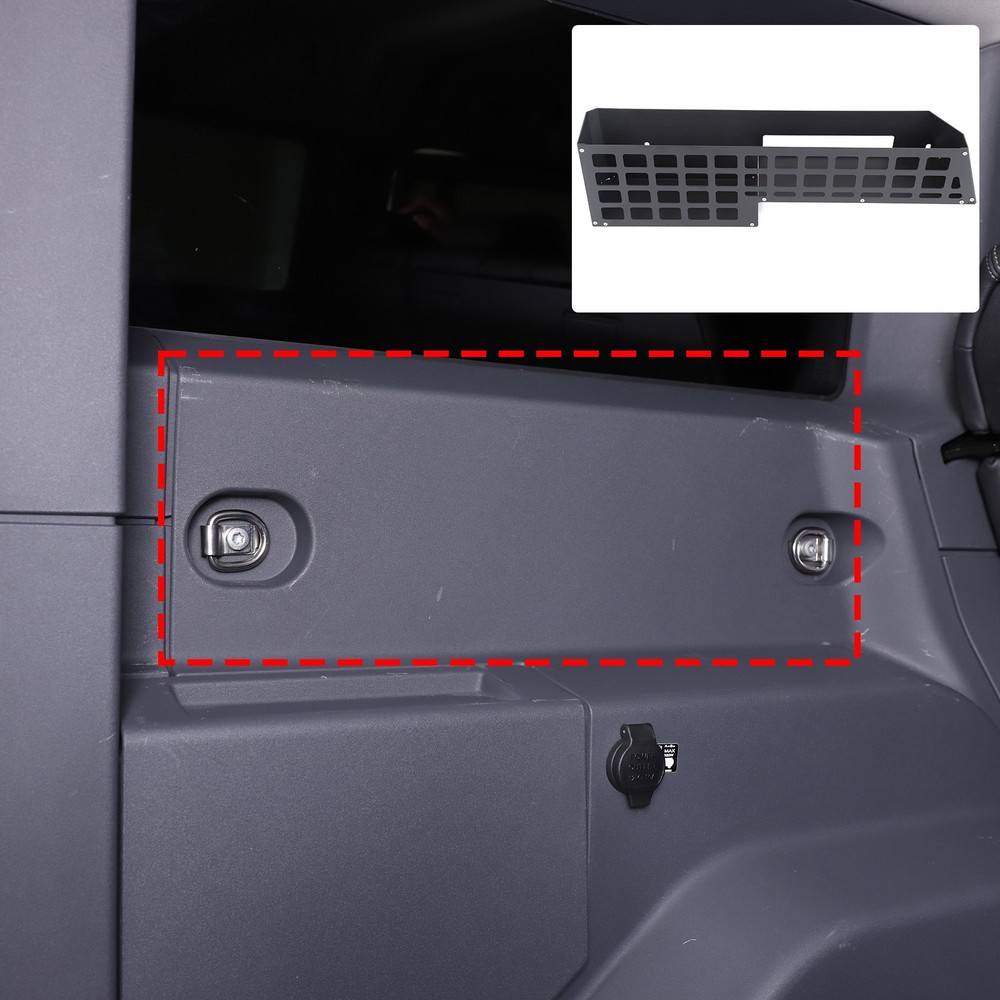 Rear Trunk Left Side Storage Box Organizer Molle Panel For Ineos Grenadier 2020+