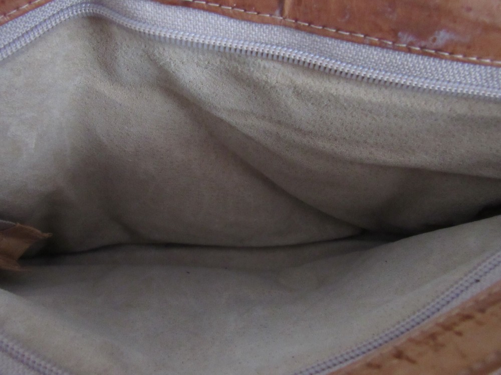 EELSKIN PURSE - TAN - VINTAGE - SHOULDER STRAP - MULTI COMPARTMENT -