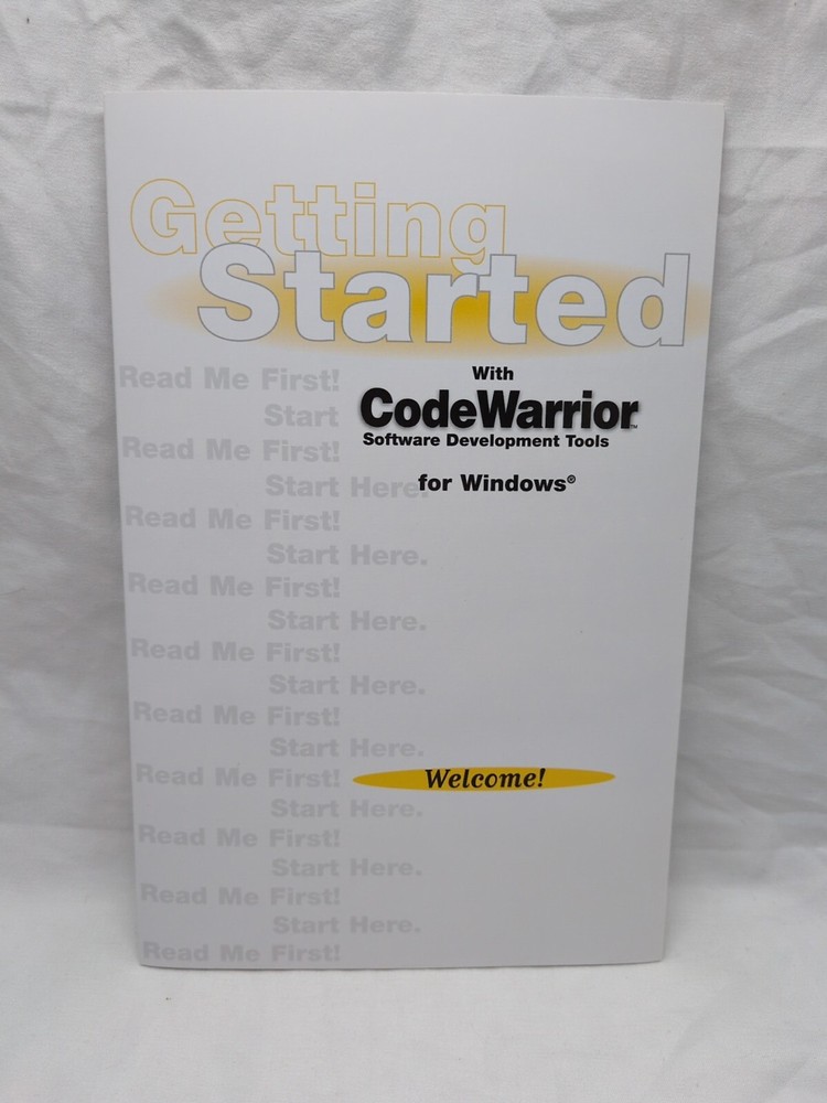 Code Warrior 7.0 For Mac OS And Windows Metroworks Software