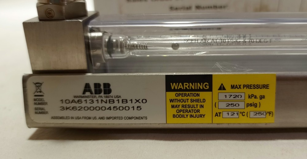 ABB 10A6131NB1B1X0 Flow Meter