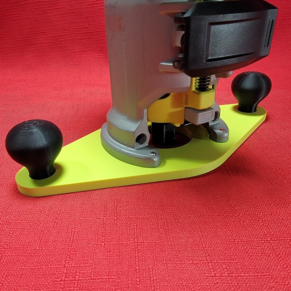 Ryobi Compact Trim Router Precision Base Plate -Woodwork-Pattern