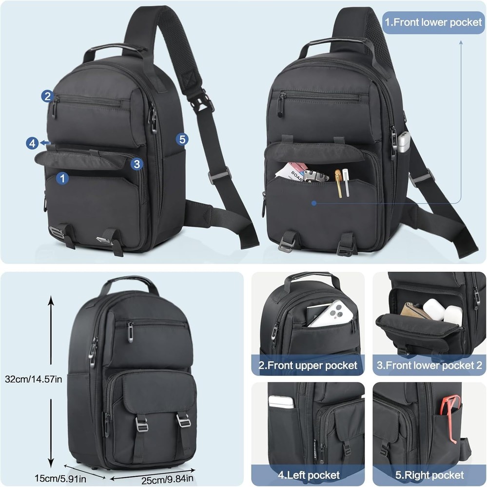 Protective Carrying Backpack for VR Headsets - Mesh Pockets for Accessories