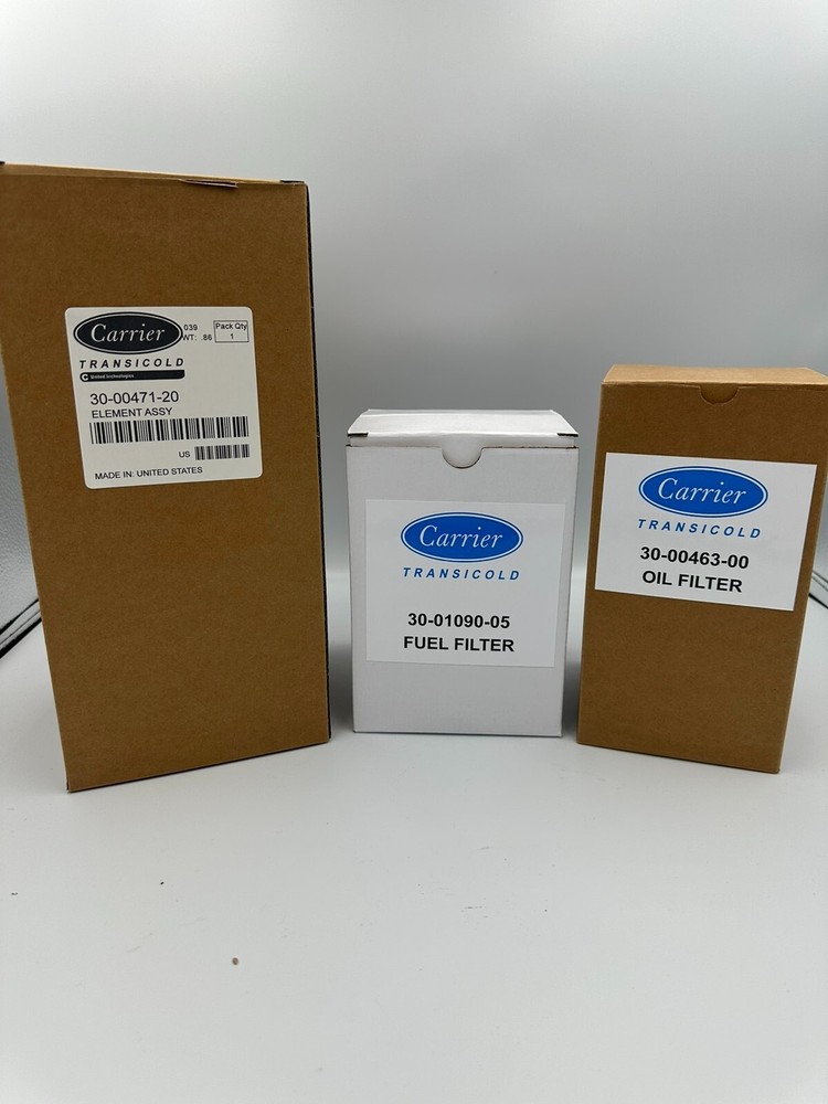 Carrier Reefer 2100A, 2500A, 7300 & 7500 Unit Filter Kit, Filterr Kit Trailer