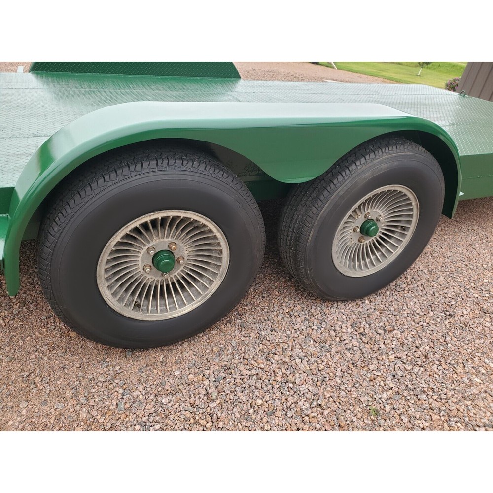 (2) 13" 14" 15" Tandem Double Axle Steel Trailer Fender w/ Tear Drop