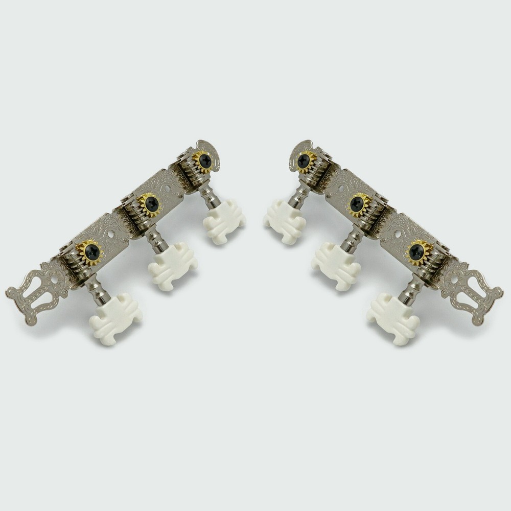 Classical Guitar String Tuning Peg Tuner Acrylic Machine Heads Key Head Chrome