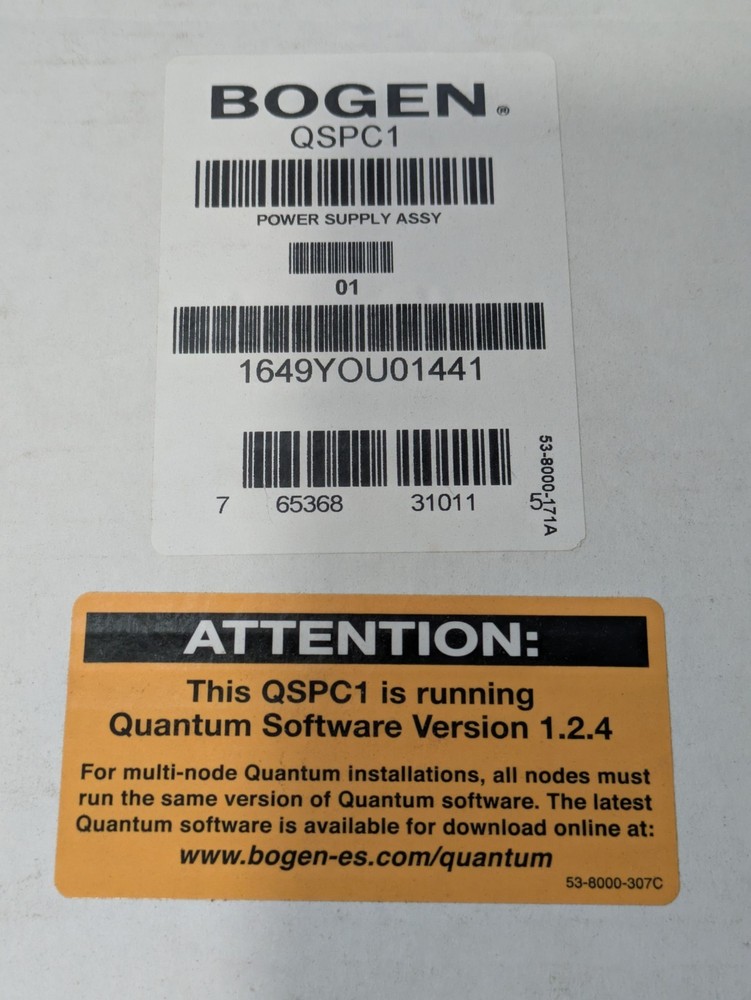 Bogen QSPC1 Quantum Multicom IP Processor Card Module Factory Sealed NOS 1.2.4