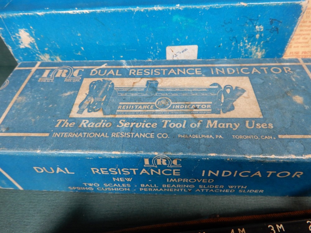 IRC Vintage 1930's Dual Resistance Indicator NOS