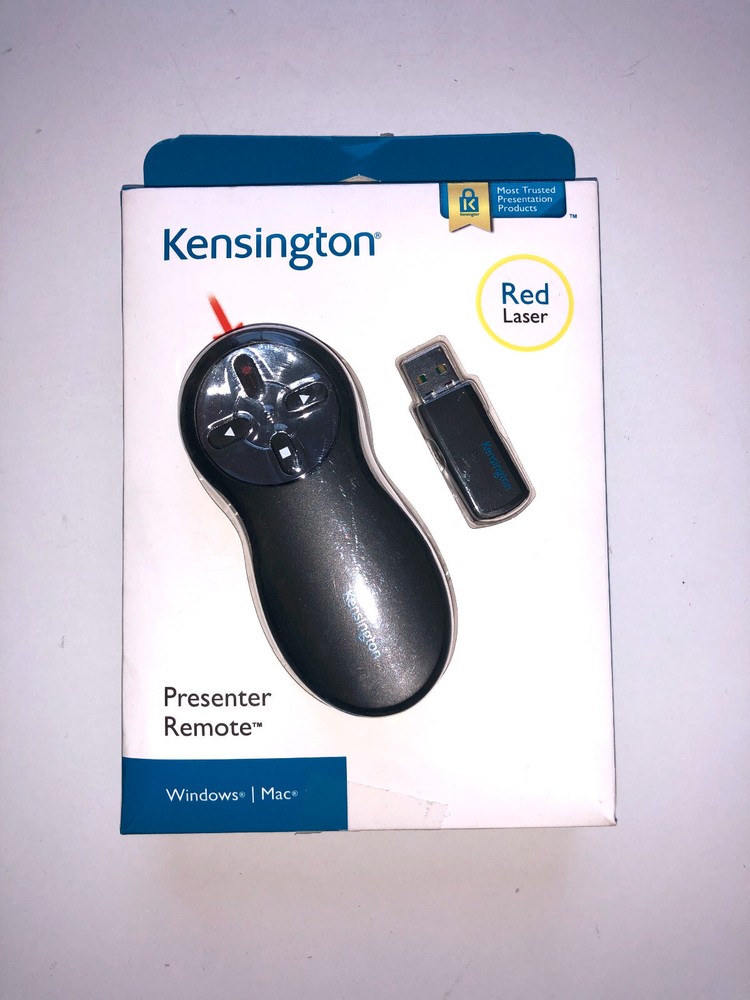 Kensington Wireless Control Presenter Laser Pointer Remote V1912B USB BD-20