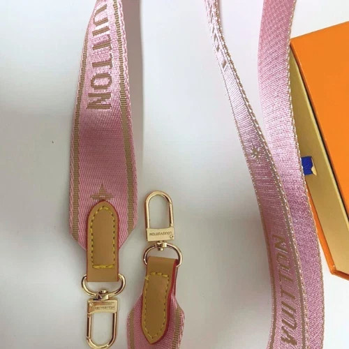 Louis Vuitton Shoulder Strap Adjustable Crossbody Shoulder Replacement Pink