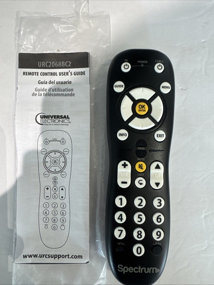 Universal Remote Control Pulse RF Remote URC-2068BC2-R