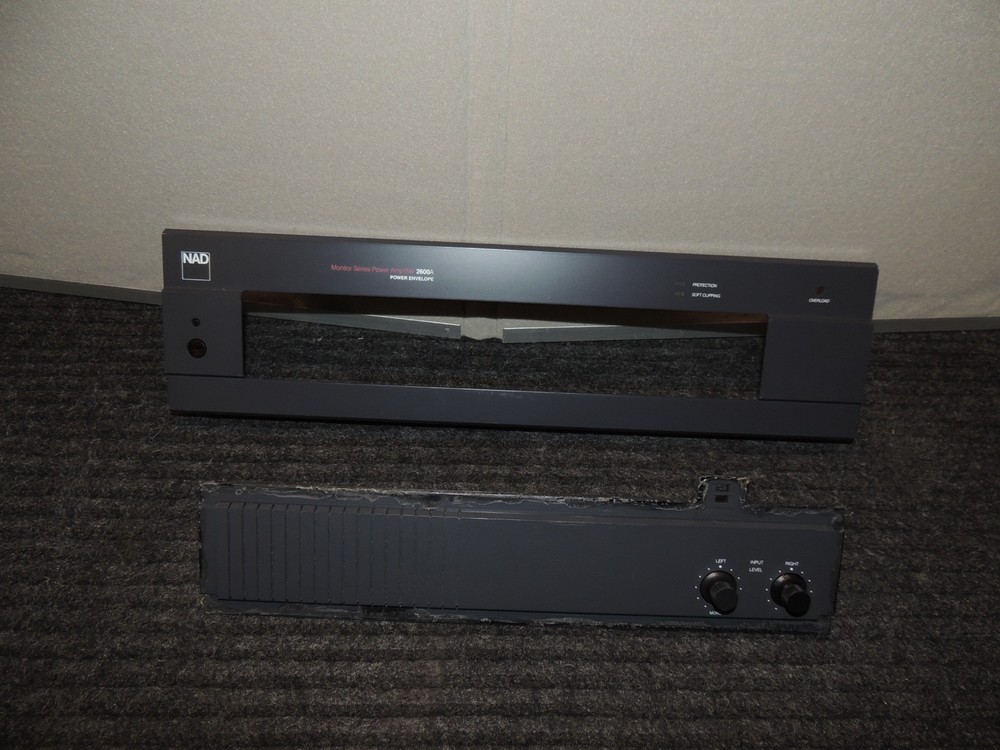 NAD 2600 A Power Amplifier Face Plate