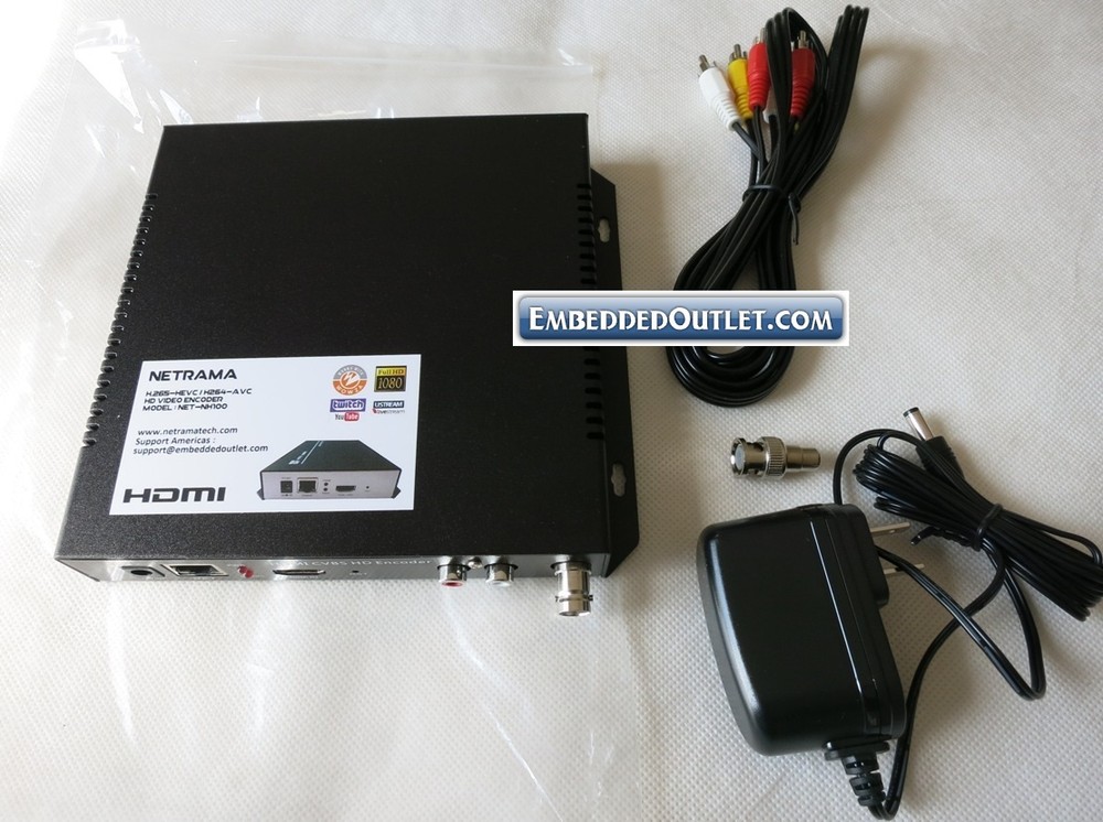 HDMI Composite Encoder Youtube Twitch Ustream LiveStream Live Broadcast IP Video