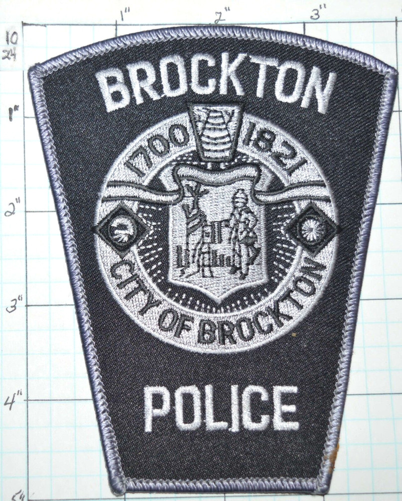 MASSACHUSETTS, BROCKTON POLICE DEPT SUBDUED PATCH