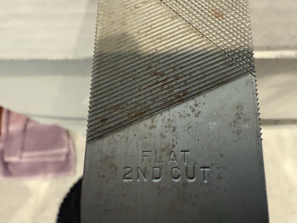 New Heller 16” Flat Second Cut Wavy Teeth File