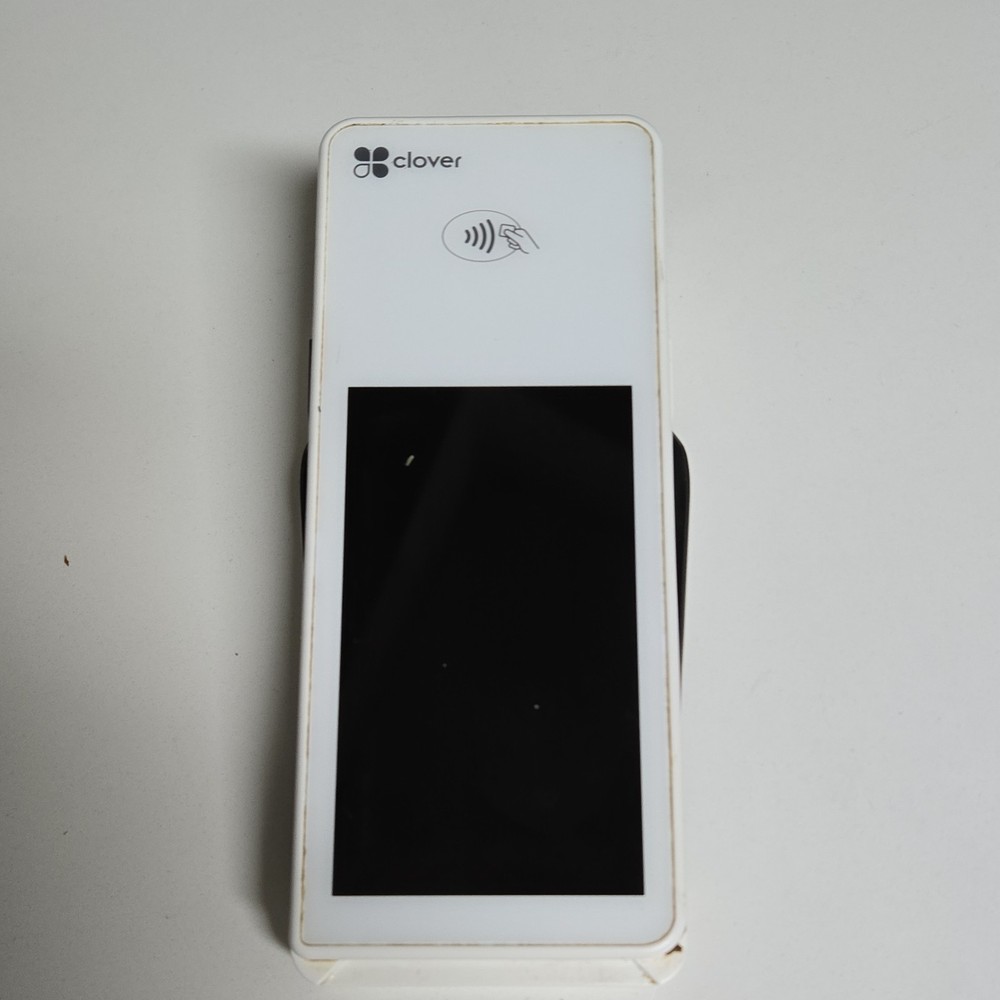 Clover Credit Card Terminal Reader with Charger & Back Cover
