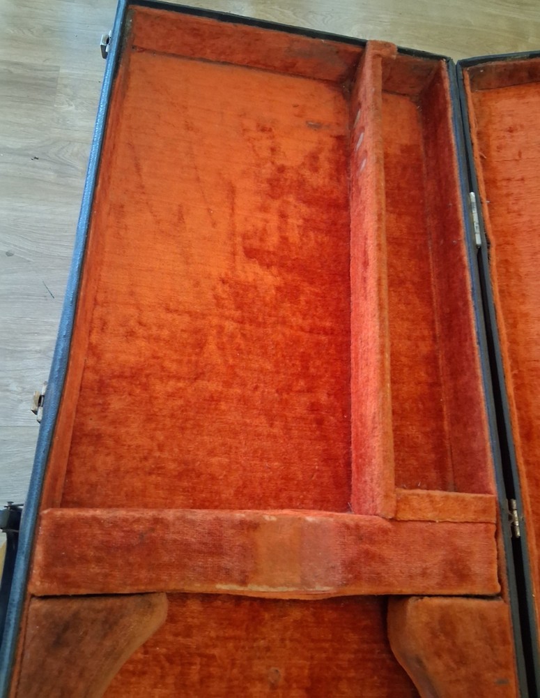 1972 Gibson SG Case Black/Orange Rare