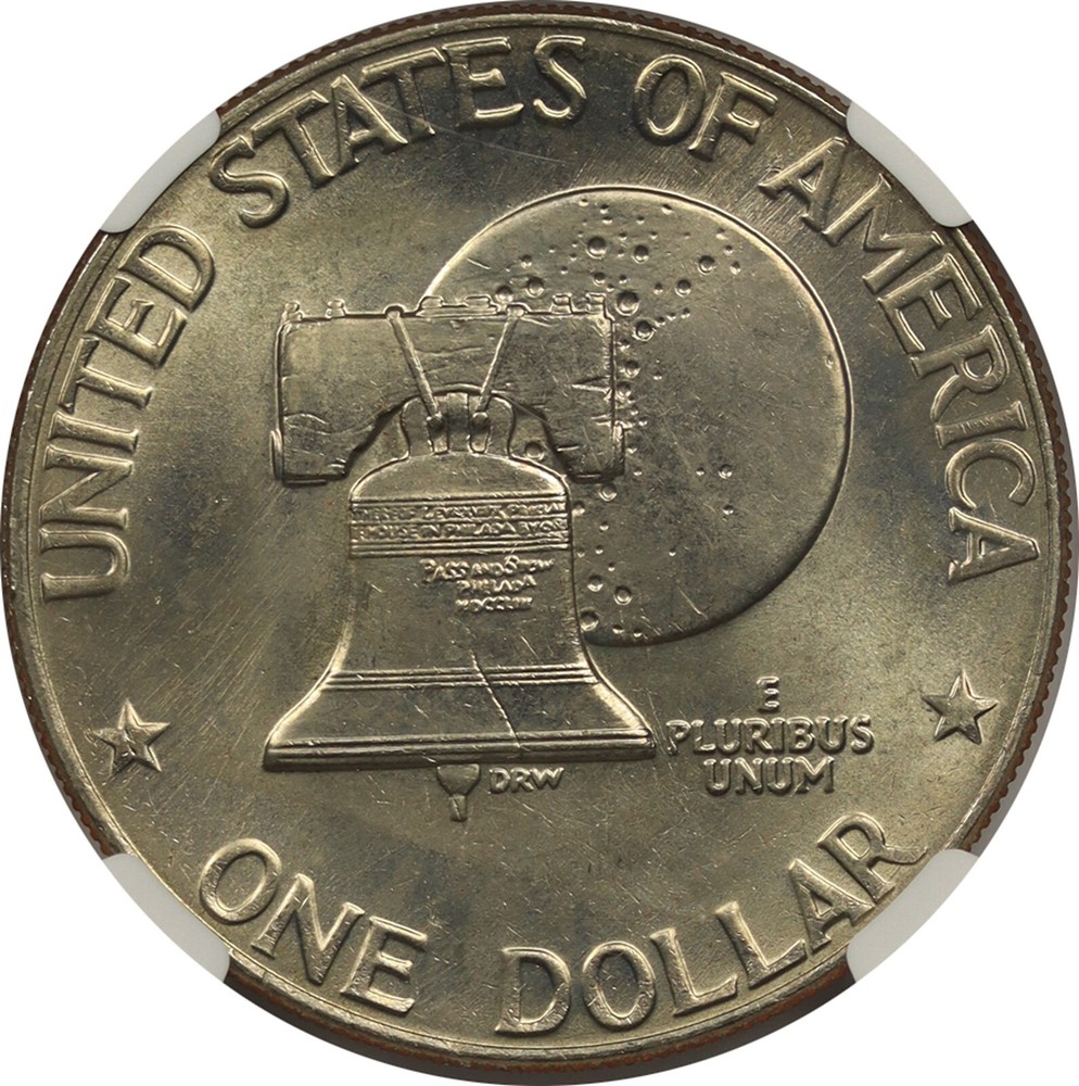 1976-D Type 2 $1 NGC MS 66 Eisenhower IKE Dollar