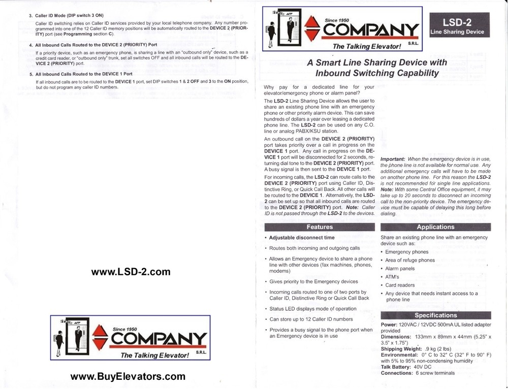 sharing phones with viking electronics LSD-2 Smart Phone Line Sharing Device