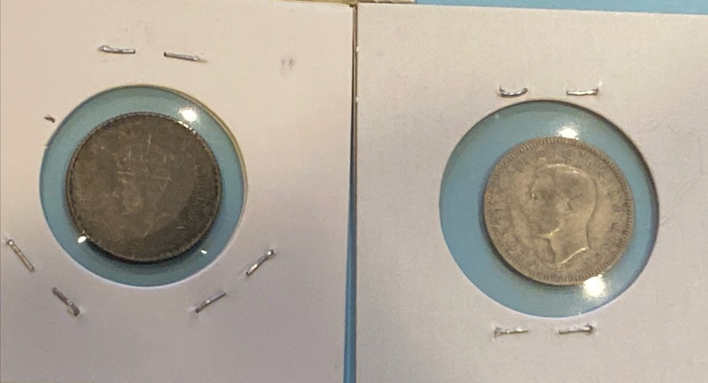 (12) British Empire 50% Silver Coins