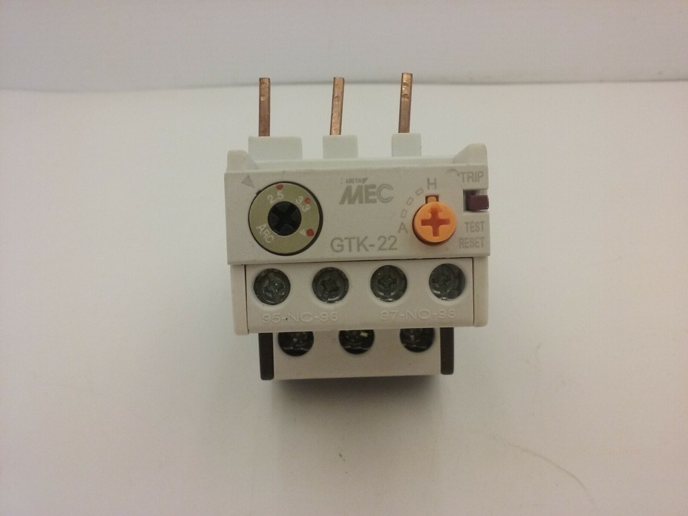 LS/META MEC GTK-22 OVERLOAD RELAY 3 POLE