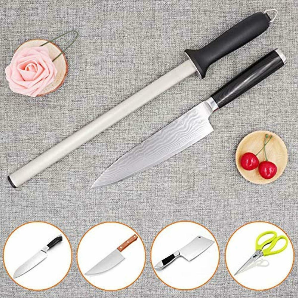 Household Diamond Knife Sharpener Sharpening Rod Kitchen Knife Sharpening Tool